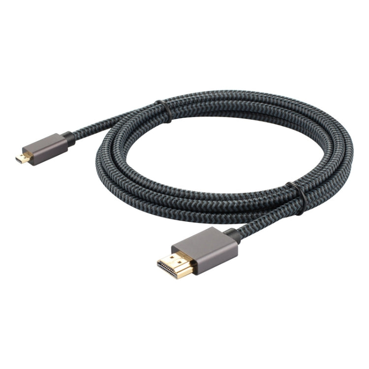 ULT-unite Gold-plated Head HDMI Male to Micro HDMI Male Nylon Braided Cable, Cable Length: 3m, 3m