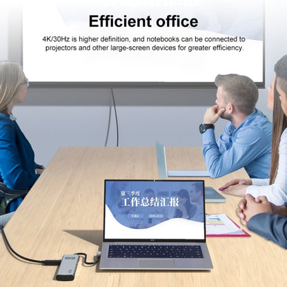 Z261 12 in 1 Elbow USB-C/Type-C to USB MST Smart Docking Station HUB Adapter, Z261