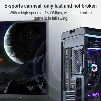 COMFAST CF-AX180 1800Mbps PCI-E Bluetooth 5.2 Dual Frequency Gaming WiFi 6 Wireless Network Card without Heat Sink, CF-AX180