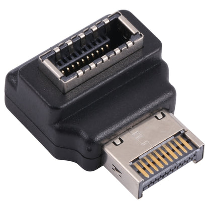Type-E Female to Male 90 Degrees Elbow Computer Host Adapter, Type-E Female to Male