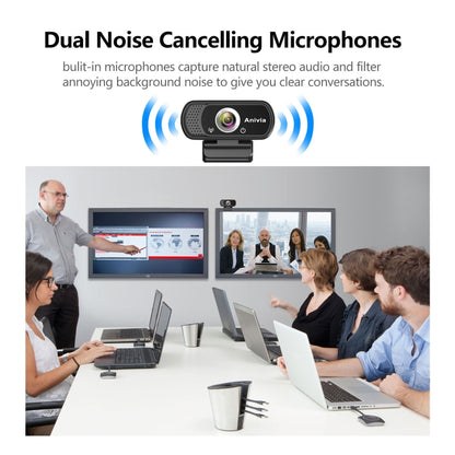 W5 HD 1080P USB Fixed Focus Camera With Mic, W5