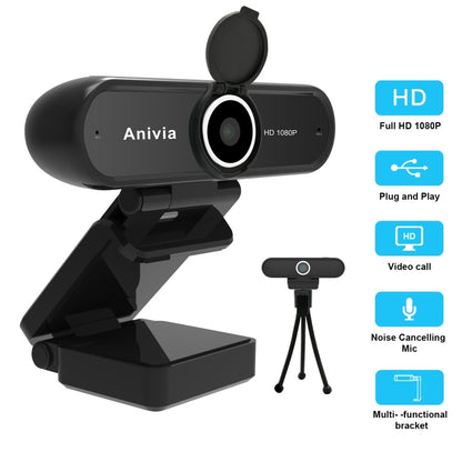W10 HD 1080P USB Fixed Focus Camera With Mic, W10