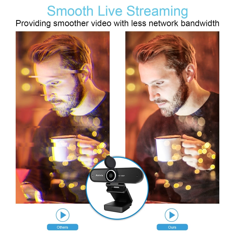W10 HD 1080P USB Fixed Focus Camera With Mic, W10