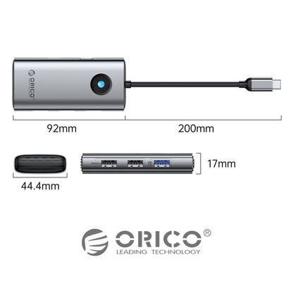 ORICO PW11-6P Type-C / USB-C 6-in-1 5Gbps Multifunction Docking Station, PW11-6P