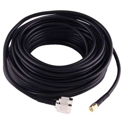 15m SMA Male to N Male Antenna Pigtail Cable Extension Coax RF Jumper Cable, 15m SMA Male to N Male
