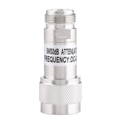 5W 30dBi N Female to N Male DC-13GHz Frequency Gain Attenuator, 30dBi