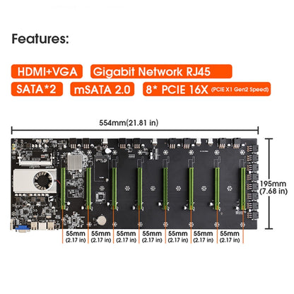 BTC-D37 System Configuration Professional Mining Motherboard