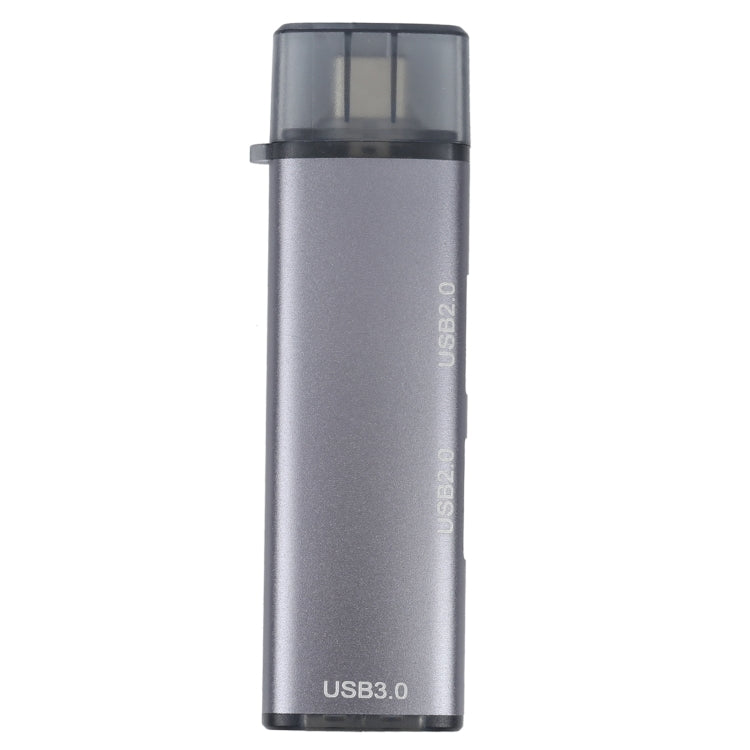 3 Ports USB 2.0 x 2 + USB 3.0 to USB-C / Type-C HUB Adapter, USB2.0x2+USB3.0 to Type-C