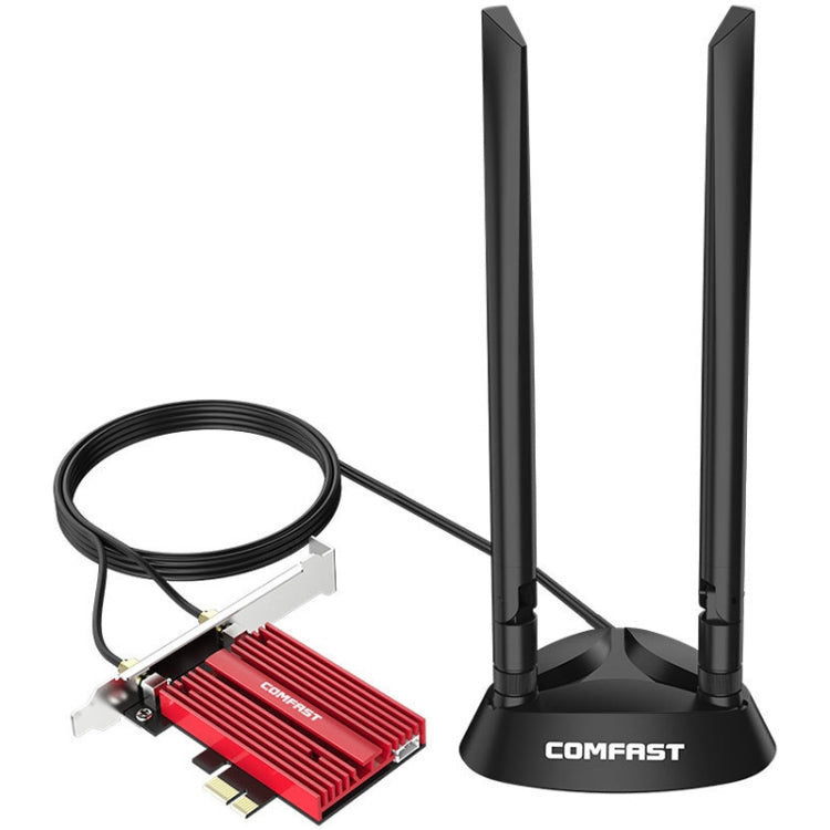 COMFAST AX200 Plus+ 5374Mbps WiFi6 PCIE High Speed Wireless Network Card, AX200 Plus+