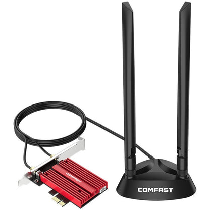 COMFAST AX200 Plus+ 5374Mbps WiFi6 PCIE High Speed Wireless Network Card, AX200 Plus+