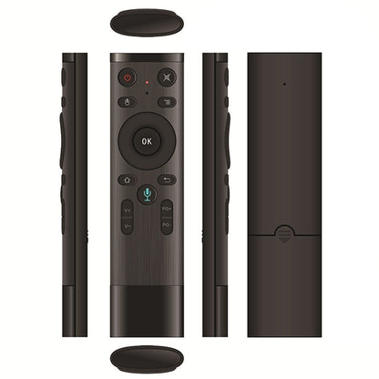 Q5 Gyroscope + Voice Foreign Version USB 2.4G Wireless Voice Flying Mouse Remote Control, Support Set-Top Box / Computer, Gyroscope + Voice