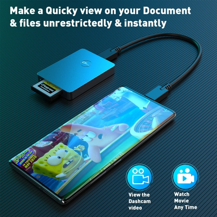 Rocketek CR316 USB3.1 Gen2 CFexpress Type B Card Reader, CFexpress Type B
