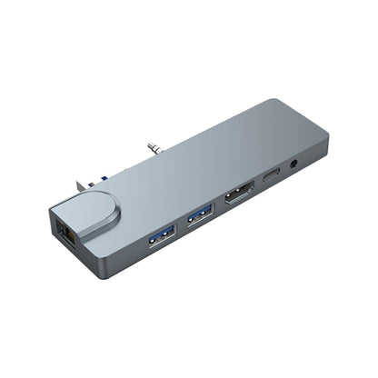 Rocketek SHL731 8 in 1 60W PD / RJ45 / 4K HDMI / USB 3.0 HUB Adapter for Surface Pro 3 / 4 / GO, For Surface Pro 3 / 4 / GO