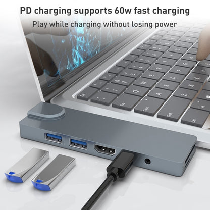 Rocketek SHL731 8 in 1 60W PD / RJ45 / 4K HDMI / USB 3.0 HUB Adapter for Surface Pro 3 / 4 / GO, For Surface Pro 3 / 4 / GO