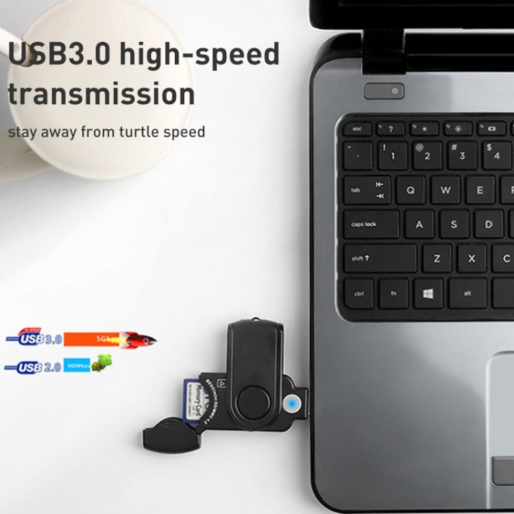 Rocketek CR3 USB3.0 2 in 1 SD / TF Card Reader