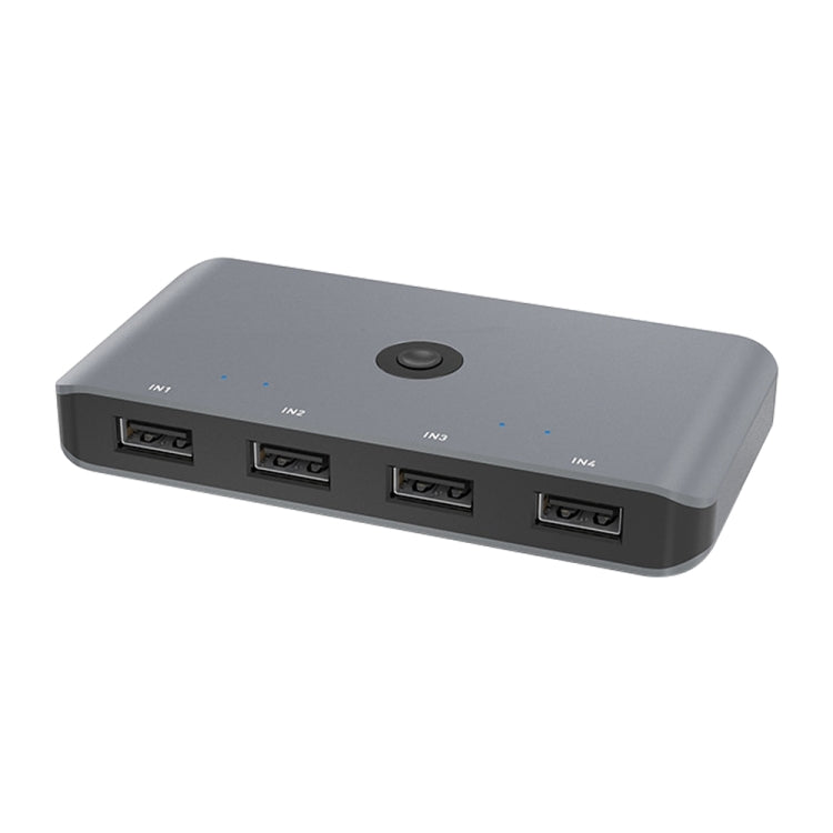 Rocketek HC405 USB2.0 KVM Switch Four In Four Out Sharing Converter, USB2.0