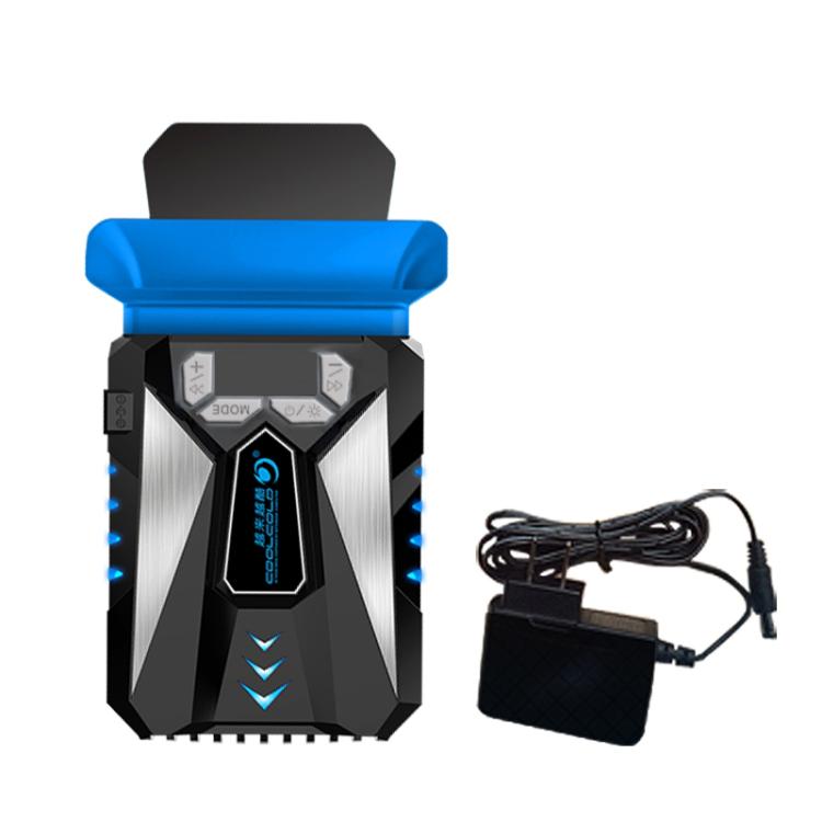 Ice Troll 5 COOLCOLD Portable Laptop Cooling Fan Air Cooler Speed Adjustable High Performance Notebook Fan Cooler Controller, AC 220V, AC 220V (Black)