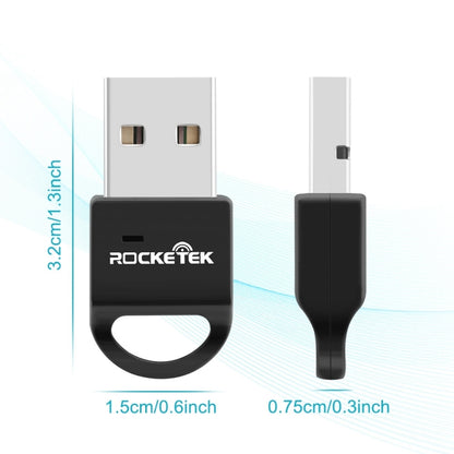 Rocketek RT-BT4B USB External Bluetooth 4.0 Adapter, Rocketek RT-BT4B