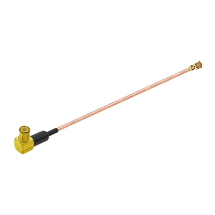 IPX Female to GG1739 MCX Male Elbow RG178 Adapter Cable, Length: 15cm, IPX to GG1739 MMCX Male