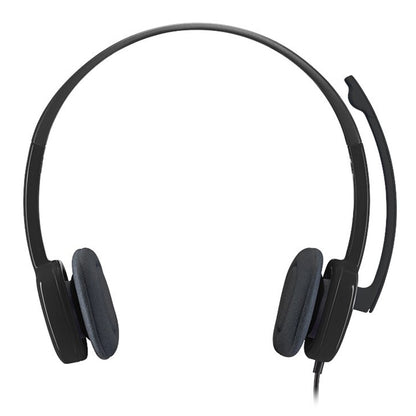 Logitech H151 Wired Headphone Single 3.5mm Earphone Gaming Headset Stereo with MIC, H151