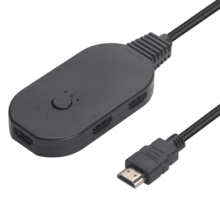 OZQ2-3 4K HDMI 2.0 3 In 1 Out Video Switcher, OZQ2-3