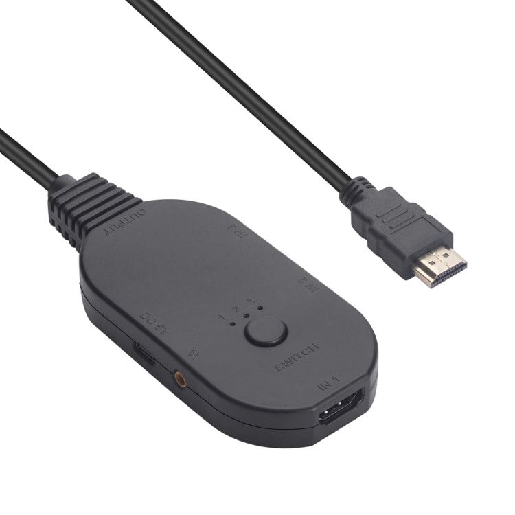 OZQ2-3 4K HDMI 2.0 3 In 1 Out Video Switcher, OZQ2-3