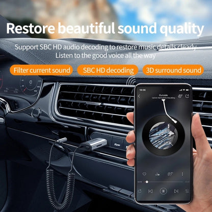 Y1 Pro 3.5mm Car Bluetooth Receiver BT5.3 Adapter, Y1 Pro