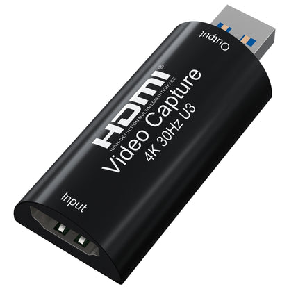 HD003 USB 3.0 HDMI 4K HD Audio & Video Capture Card Device, USB3.0 Arc