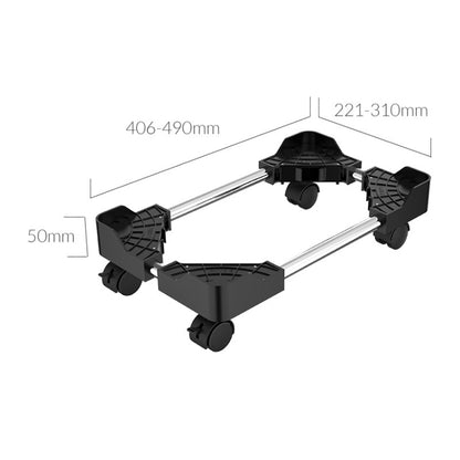 ORICO CPB4-BK-BP Computer Host Bracket with Wheels, CPB4-BK-BP