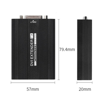 Measy DVI1815 DVI Extender Transmitter and Receiver Converter, POE Single Power Supply, Transmission Distance: 150m, DVI1815