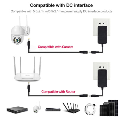 DC 5.5 x 2.1 To 7.0 Female DC Power Connection Cable, Length: 5m, DC 5.5 x 2.1 To DC 7.0