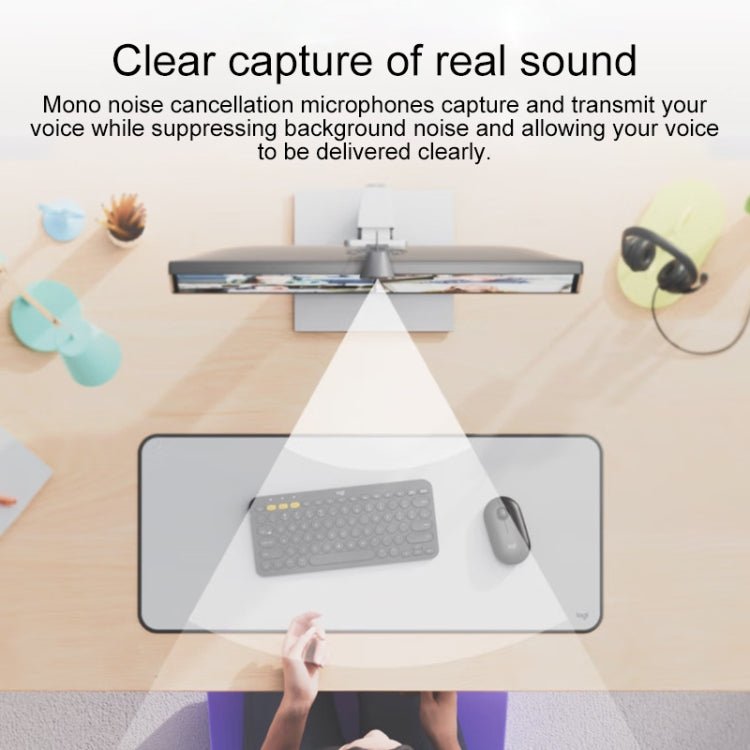 Logitech Brio 300 2MP 1080P Full HD IP Camera with Noise Reduction Microphone