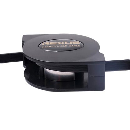 REXLIS 1.5m CAT7 10 Gigabit Retractable Flat Ethernet RJ45 Network LAN Cable