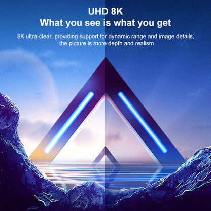 A8K-15 8K HDMI Male to HDMI Female U-bend Adapter, A8K-15