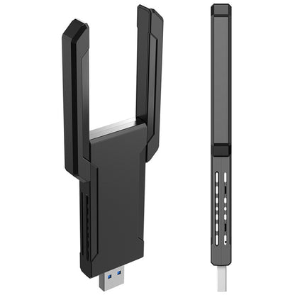 COMFAST 972AX 5400Mbps WiFi6 Free Drive USB Wireless Network Card, CF-972AX