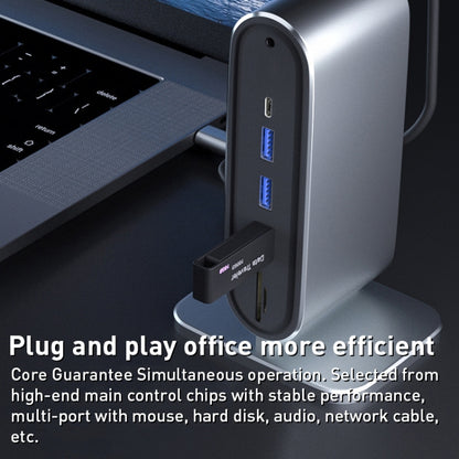 BYL-2201 12 in 1 USB-C / Type-C HUB Adapter, BYL-2201
