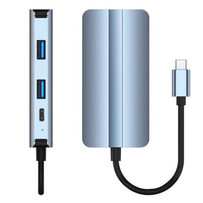 BYL-2106 7 in 1 USB-C / Type-C to USB Docking Station HUB Adapter, BYL-2106