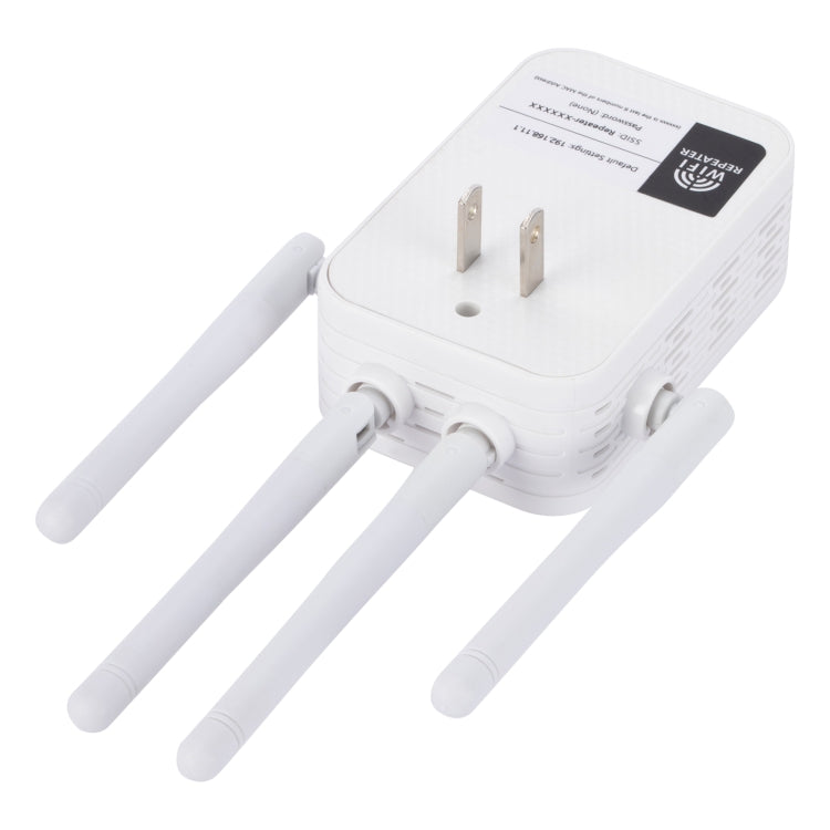ZX-R08 300Mbps 2.4G WiFi Repeater Signal Amplifier, US Plug, 300Mbps