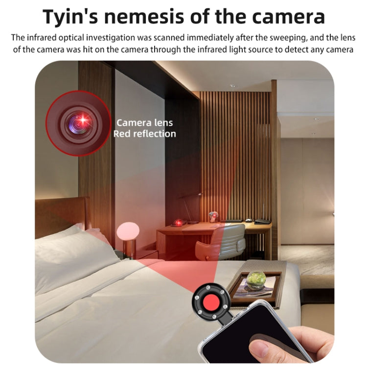S300 8 Pin Plug Infrared Detector Hotel Camera Anti-Sneak Shooting Scanner, 8 Pin