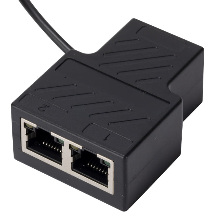 OZHW1 RJ45 1 to 2 Splitter Adapter Network 100M LAN Ethernet Female Connector, OZHW1