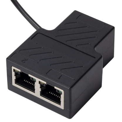 OZHW1 RJ45 1 to 2 Splitter Adapter Network 100M LAN Ethernet Female Connector, OZHW1