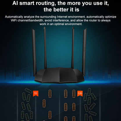 Tenda AC8 AC1200 2.4 / 5GHz Dual-Band Gigabit Port Wireless Router, AC8