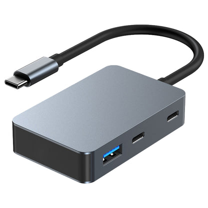 BYL-2316 5 in 1 USB-C / Type-C to USB3.0 & Type-C Multifunctional Docking Station HUB Adapter, BYL-2316
