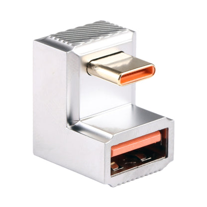 USB-C / Type-C Male to USB Female 10 Gbps U-Shaped Elbow Charging Adapter, Type-C Male to USB Female U-Shaped Elbow