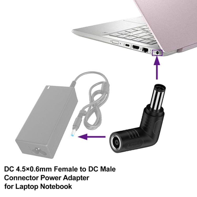 DC 4506 Female to DC 6037 Male Connector Power Adapter, DC 6037