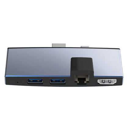 Rocketek SUR759 6 in 1 USB 3.0 / LAN / 4K HDMI / SD / TF HUB Adapter, SUR759