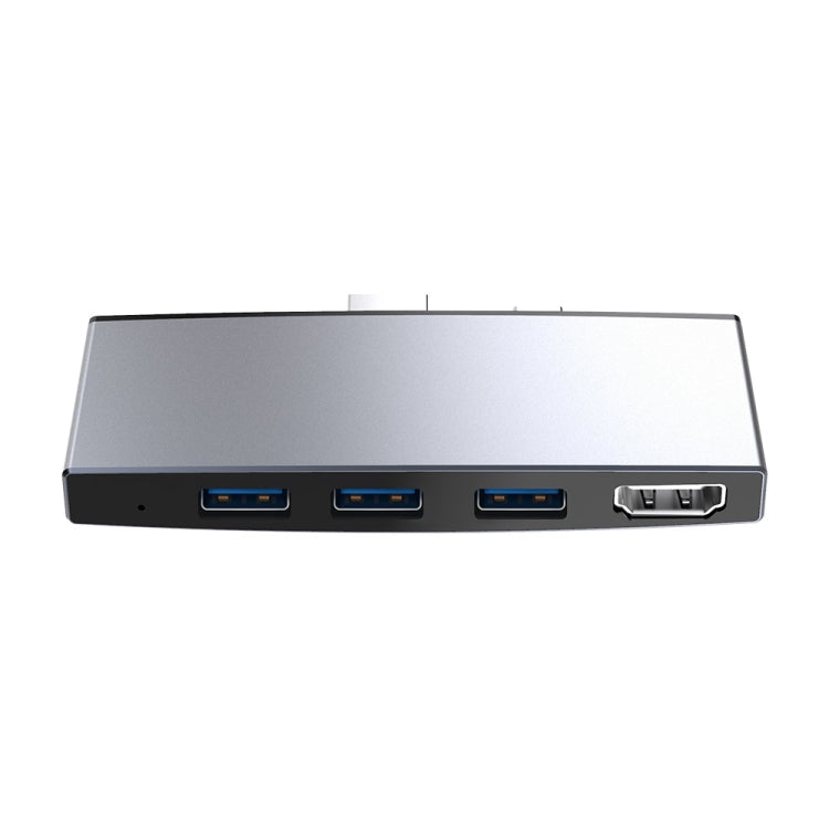 Rocketek SUR758 6 in 1 USB 3.0 / 4K HDMI / SD / TF HUB Adapter, SUR758