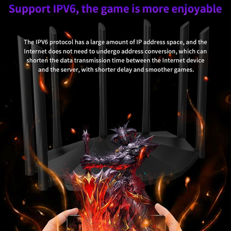 Tenda AC23 AC2100M Wireless WiFi IPV6 Home Coverage APP Control Extender Router, AC23