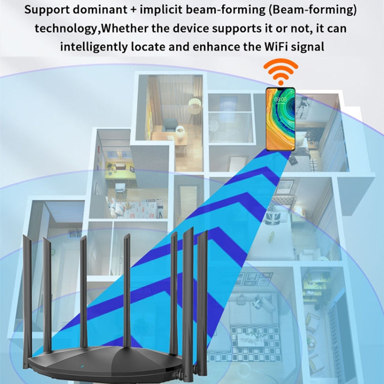 Tenda AC23 AC2100M Wireless WiFi IPV6 Home Coverage APP Control Extender Router, AC23