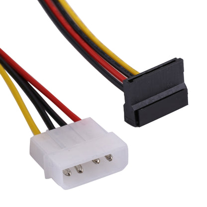 35cm 4 Pin Molex Female to 2 x SATA Female Power Supply Extension Cable, 4 Pin Female to 2 x SATA Female